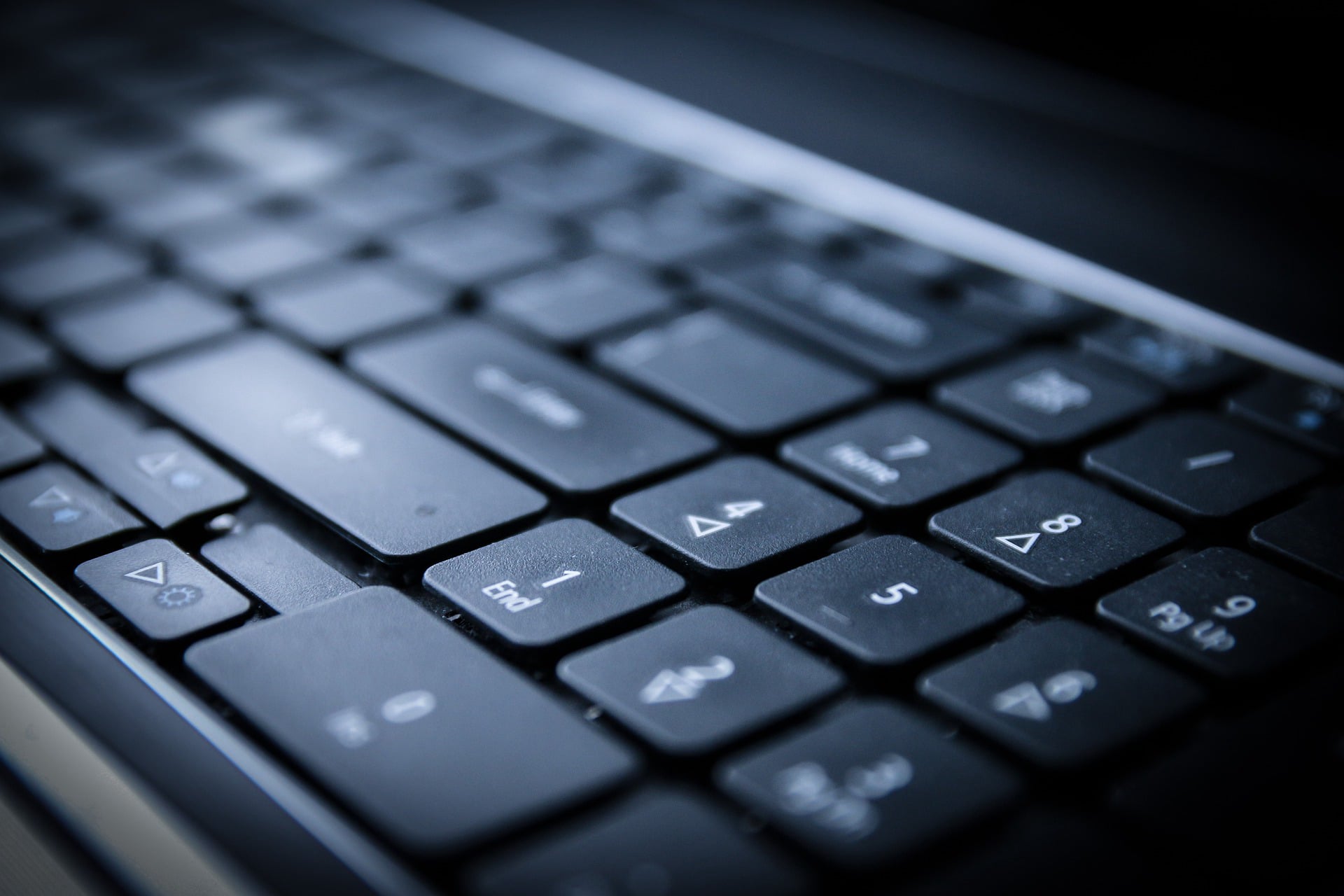Computer keyboard.